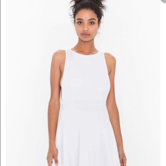 American Apparel white side boob dress - Picture 2 of 4